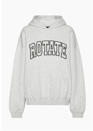 Anya heavy sweat hoodie Light Grey Melange ROTATE SUNDAY